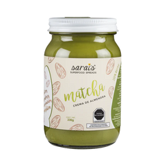 CREMA DE ALMENDRAS CON MATCHA